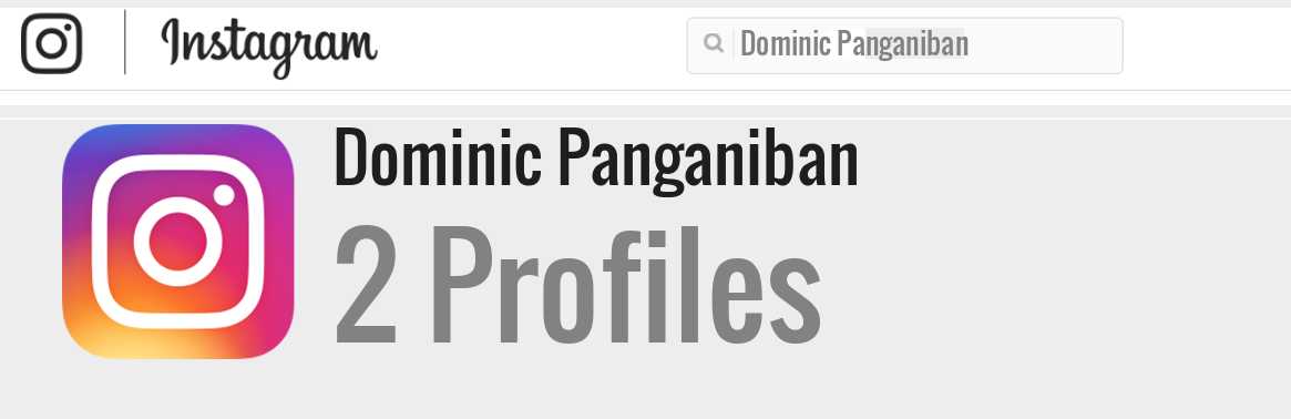 Dominic Panganiban instagram account