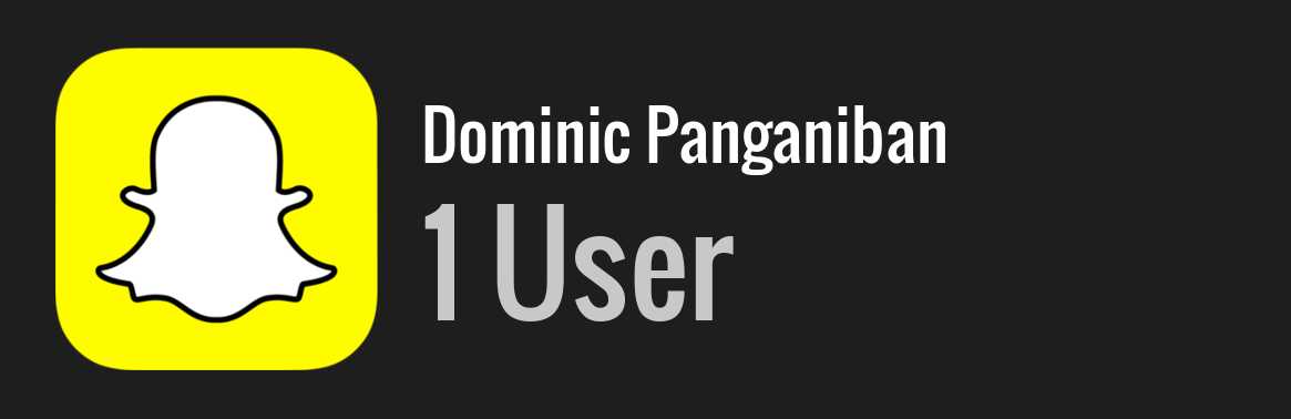 Dominic Panganiban snapchat