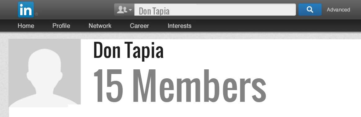 Don Tapia linkedin profile