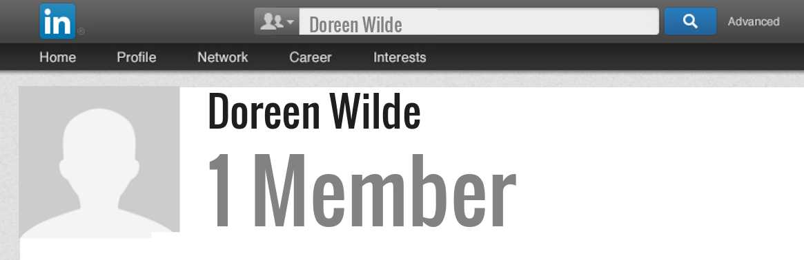 Doreen Wilde linkedin profile