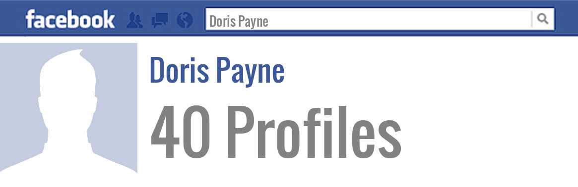 Doris Payne facebook profiles