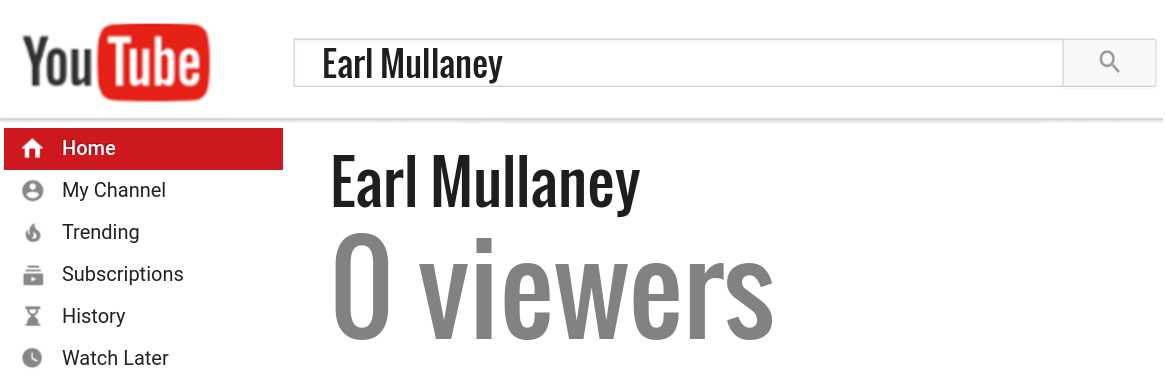 Earl Mullaney youtube subscribers