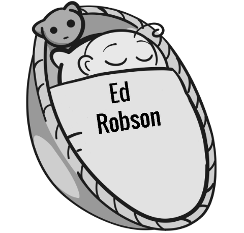 Ed Robson sleeping baby