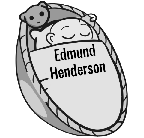 Edmund Henderson sleeping baby