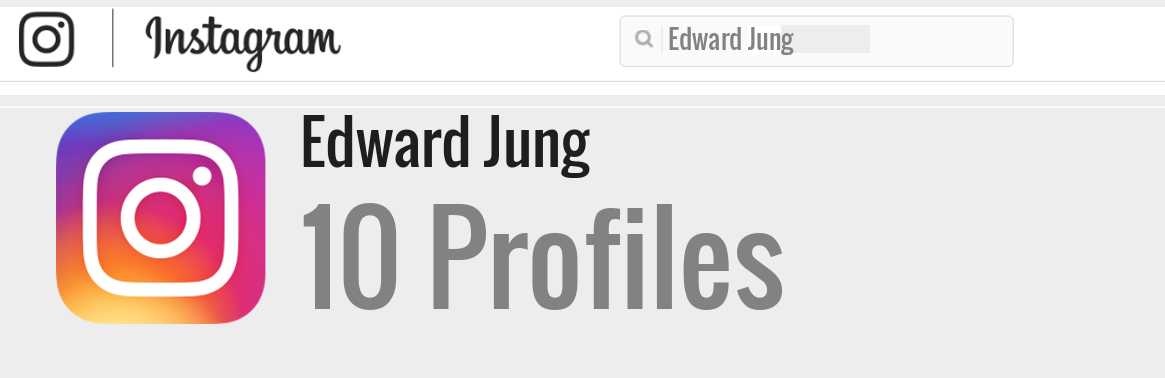 Edward Jung instagram account