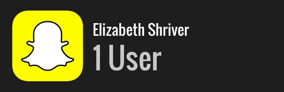 Elizabeth Shriver snapchat