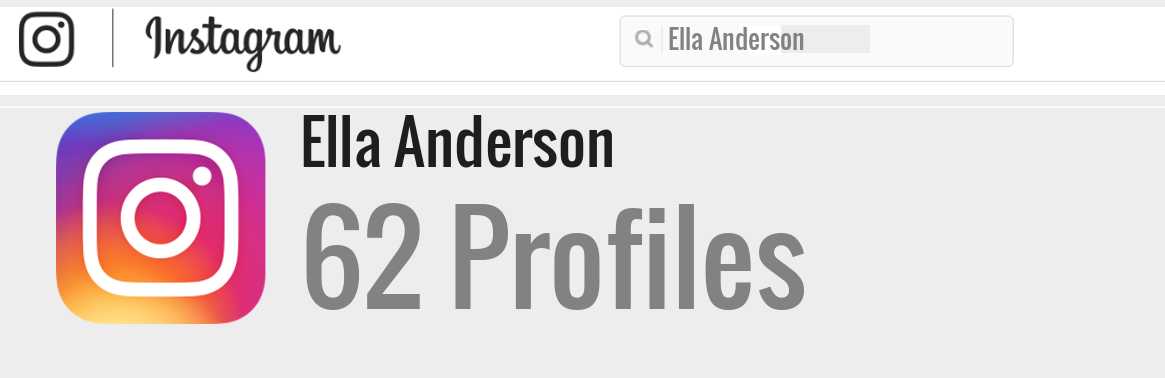 Ella Anderson instagram account