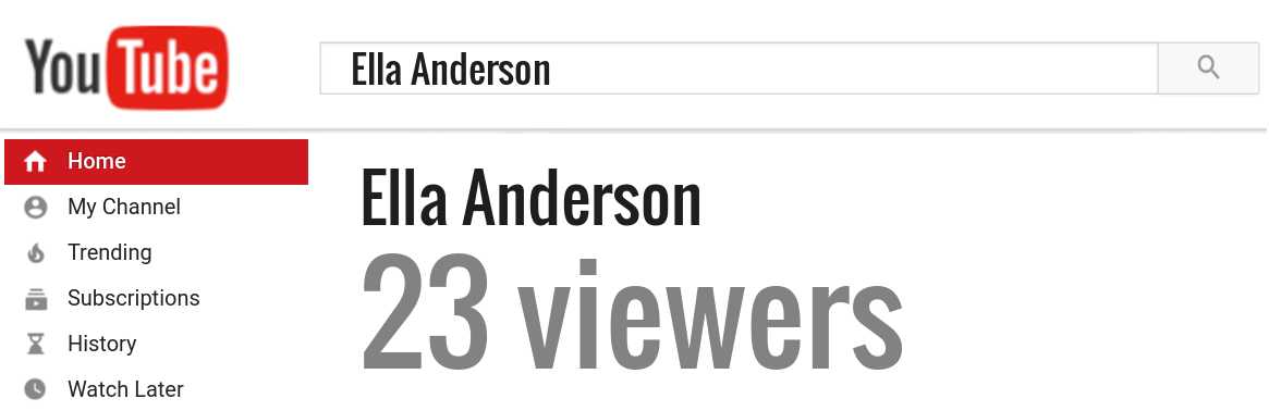 Ella Anderson youtube subscribers