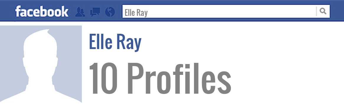 Elle Ray facebook profiles