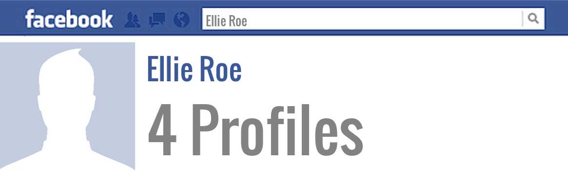 Ellie Roe facebook profiles