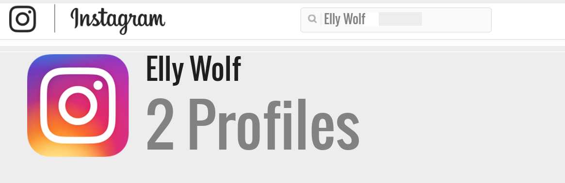 Elly Wolf instagram account