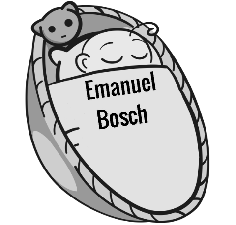 Emanuel Bosch sleeping baby