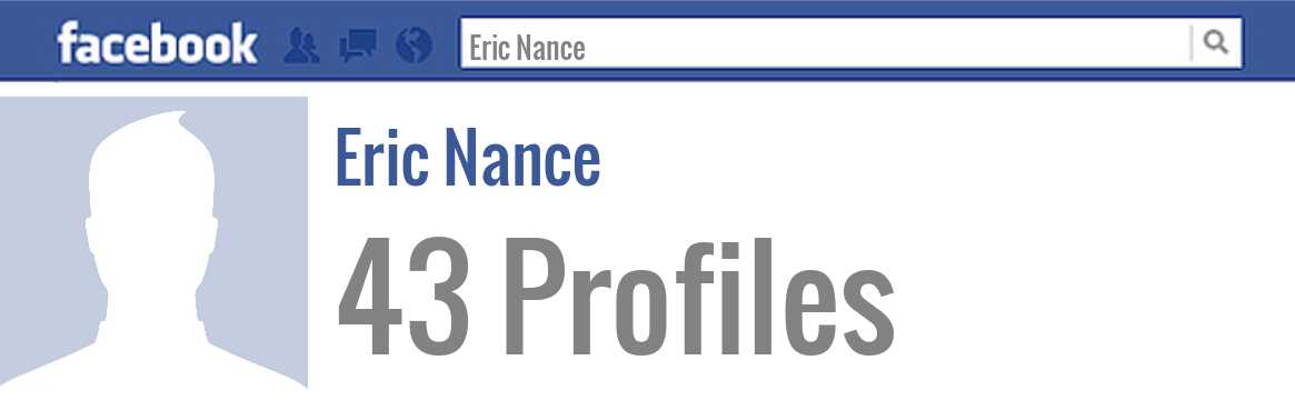 Eric Nance facebook profiles