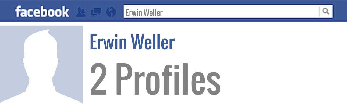 Erwin Weller facebook profiles