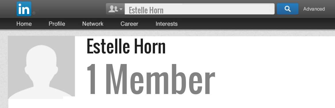 Estelle Horn linkedin profile