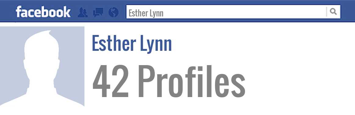 Esther Lynn facebook profiles