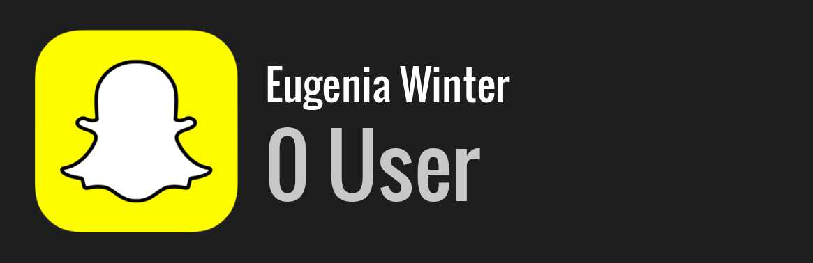 Eugenia Winter snapchat