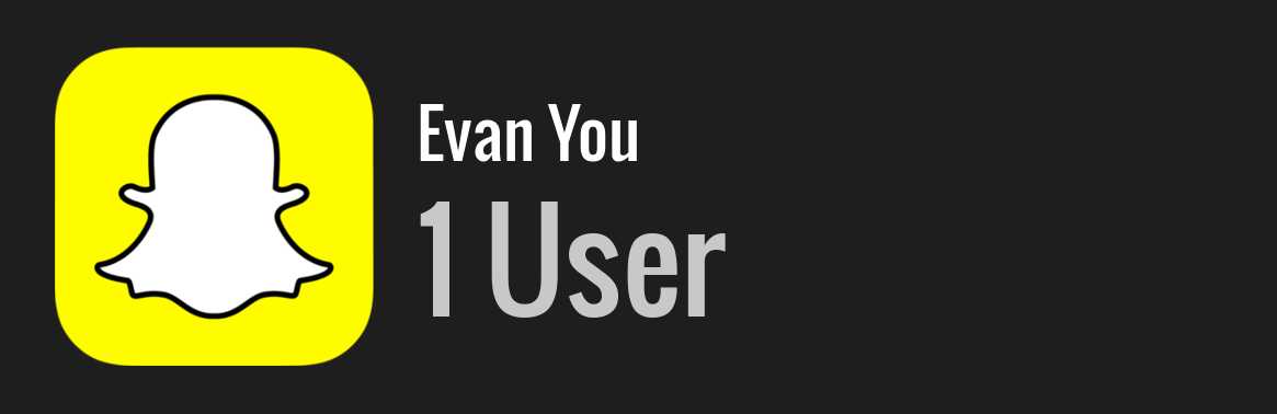 Evan You snapchat