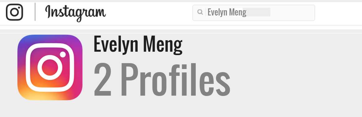 Evelyn Meng instagram account