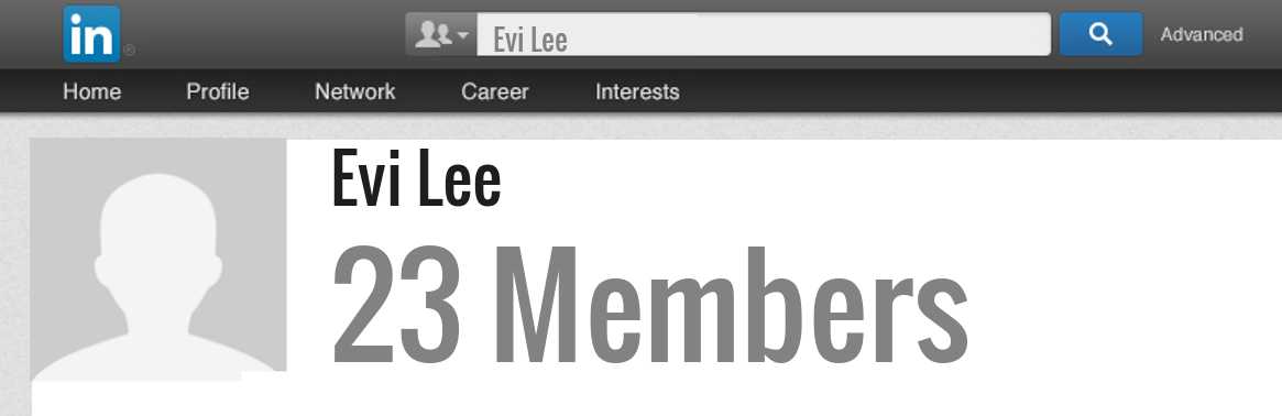 Evi Lee linkedin profile