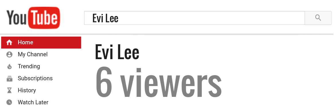 Evi Lee youtube subscribers