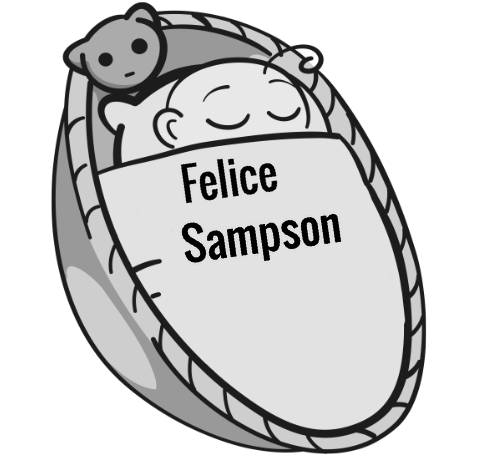 Felice Sampson sleeping baby