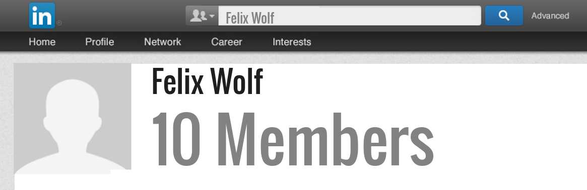 Felix Wolf linkedin profile