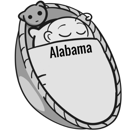 Alabama sleeping baby