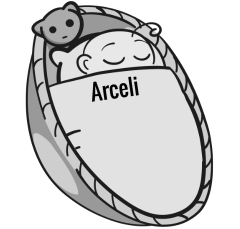 Arceli sleeping baby