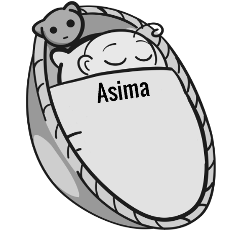 Asima sleeping baby