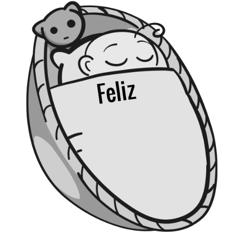 Feliz sleeping baby