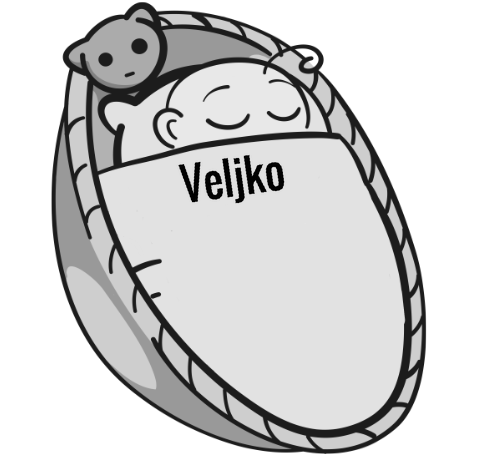 Veljko sleeping baby