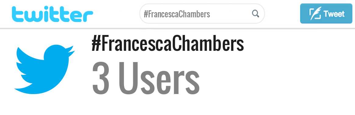 Francesca Chambers twitter account