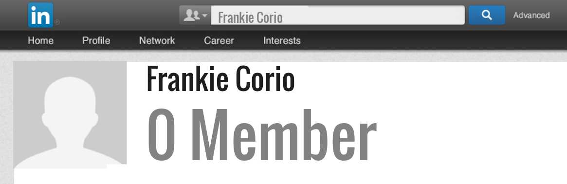 Frankie Corio linkedin profile