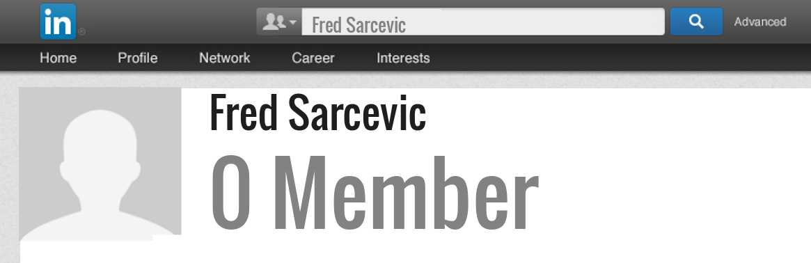 Fred Sarcevic linkedin profile
