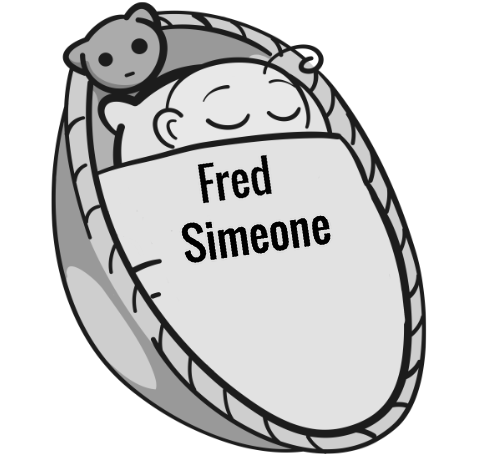 Fred Simeone sleeping baby