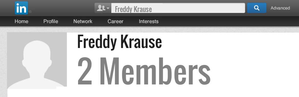 Freddy Krause linkedin profile