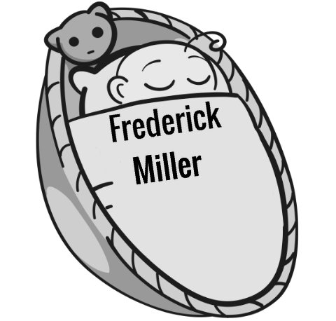 Frederick Miller sleeping baby