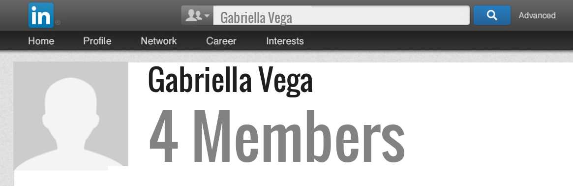 Gabriella Vega linkedin profile