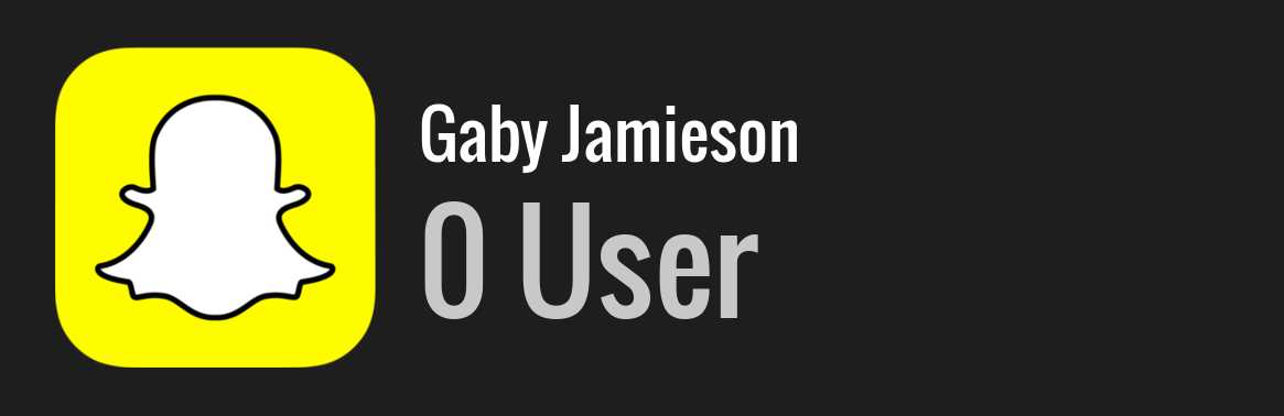 Gaby Jamieson snapchat