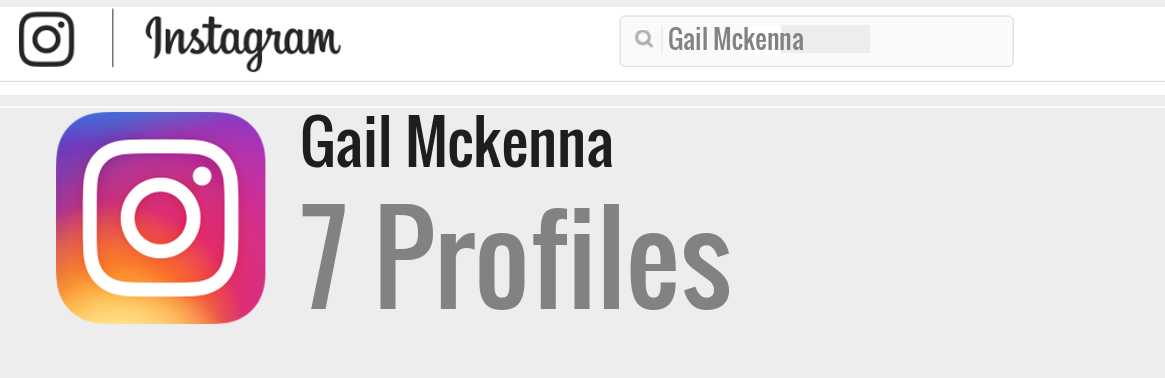 Gail Mckenna instagram account