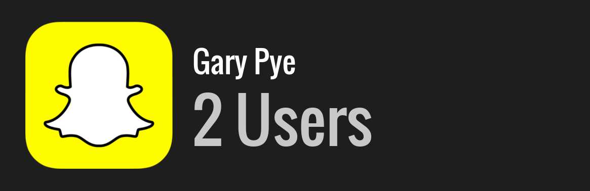 Gary Pye snapchat