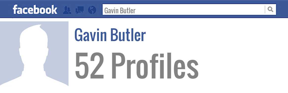 Gavin Butler facebook profiles