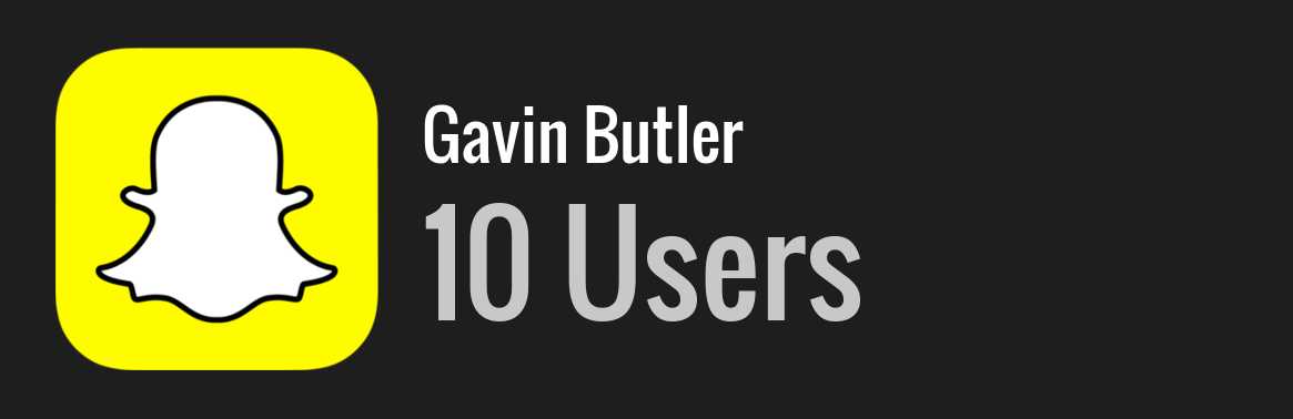 Gavin Butler snapchat