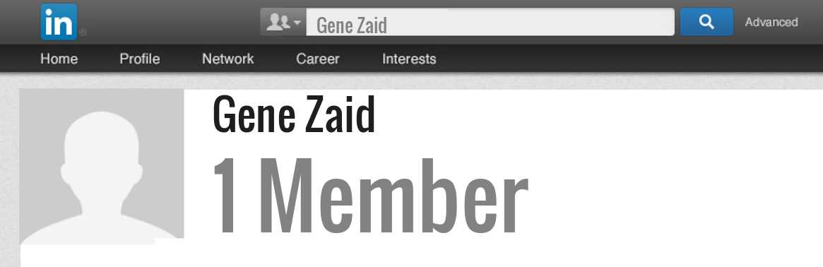 Gene Zaid linkedin profile