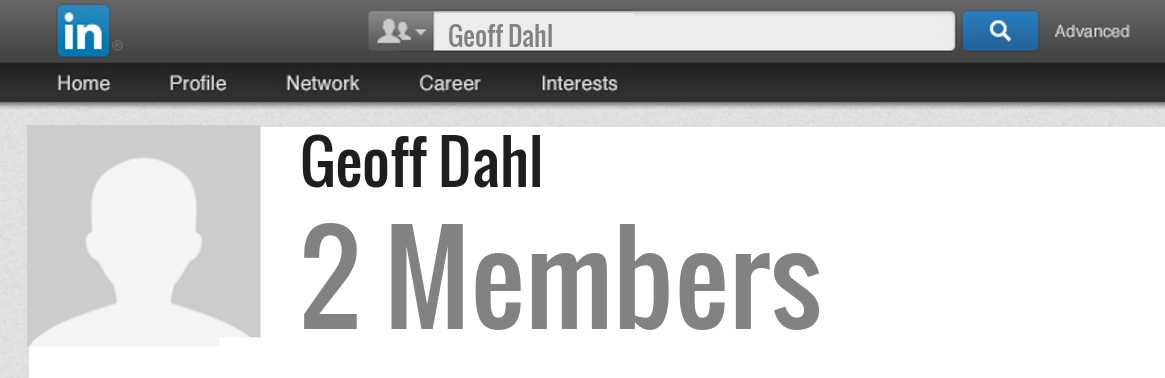 Geoff Dahl linkedin profile