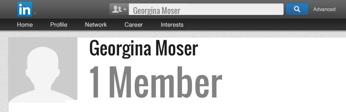 Georgina Moser linkedin profile