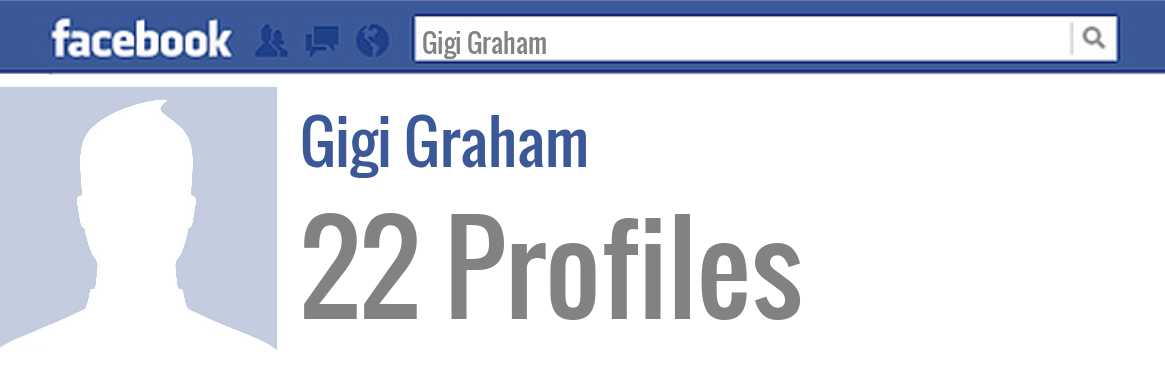 Gigi Graham facebook profiles