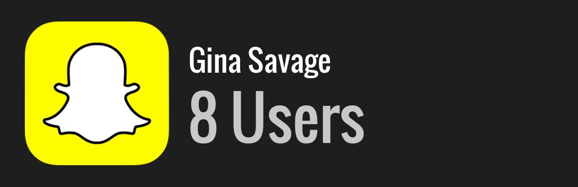 Gina Savage snapchat