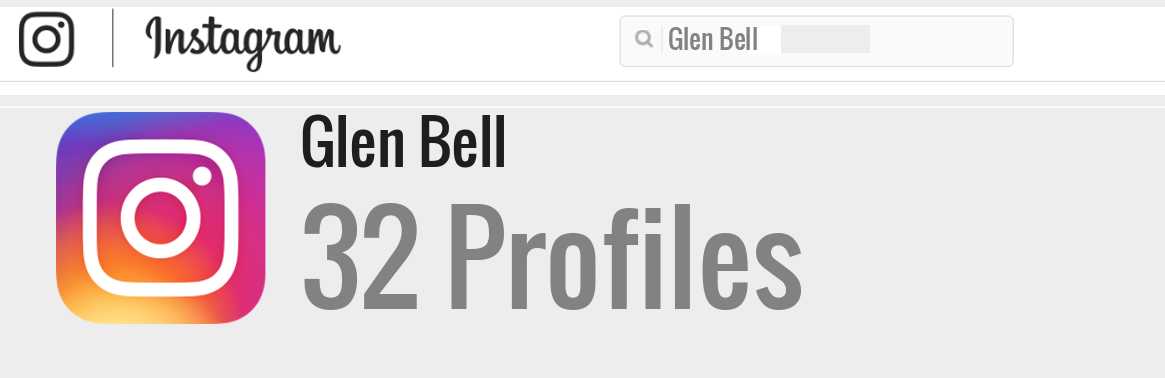 Glen Bell instagram account